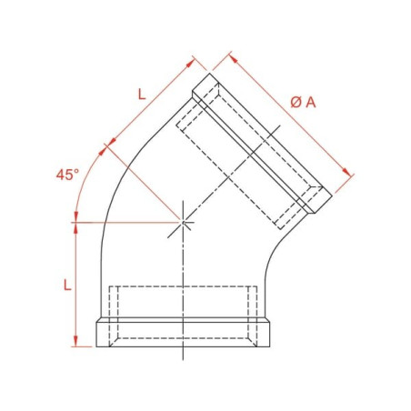 Coude UNIVERSEL FG12034RVS