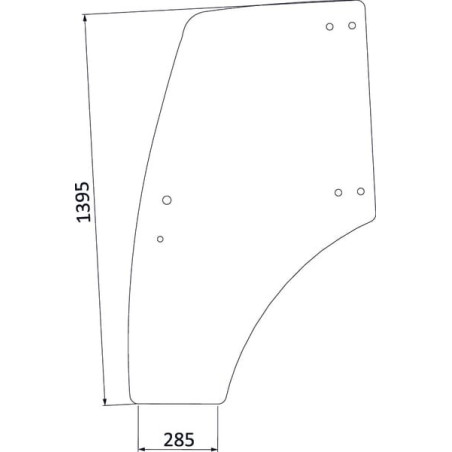 Vitre de porte UNIVERSEL 3203411N
