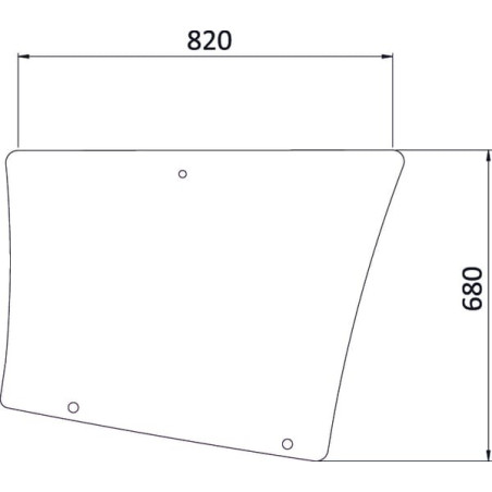 Vitre latérale UNIVERSEL 0011056980N
