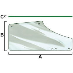 Vitre de porte droite VAPORMATIC VPM7369