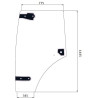 Vitre de porte UNIVERSEL 6005029102N