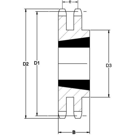Pignon UNIVERSEL SD3426TL