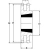 Pignon UNIVERSEL SD3426TL