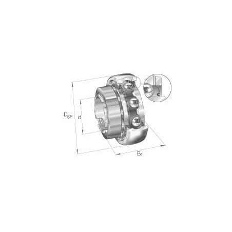 Roulement INA/FFAG GSH252RSRB