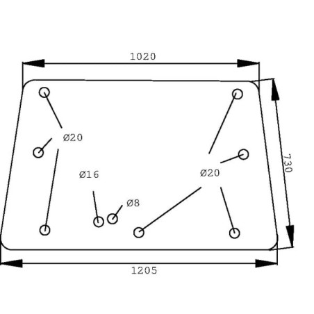 Lunette arrière UNIVERSEL D6620