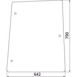 Vitre latérale UNIVERSEL D6721