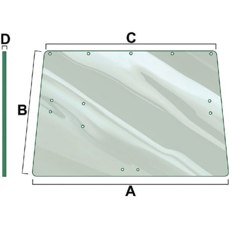Vitre de cabine VAPORMATIC VPM7203