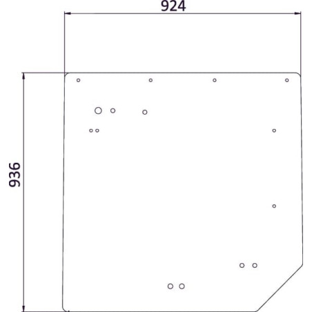 Vitre arrière UNIVERSEL 7700072361N