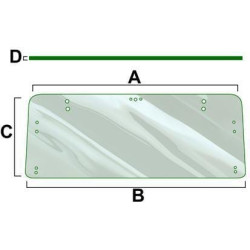 Vitre de cabine VAPORMATIC VPM7129