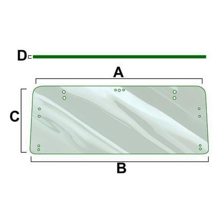 Vitre de cabine VAPORMATIC VPM7129