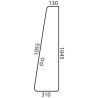 Vitre de porte UNIVERSEL D6915