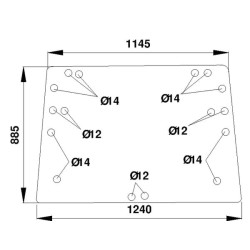 Lunette arrière UNIVERSEL D8505