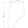 Vitre de porte gauche UNIVERSEL 3805643M1N