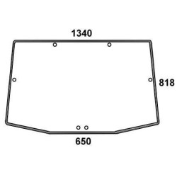 Vitre arrière UNIVERSEL R131208N