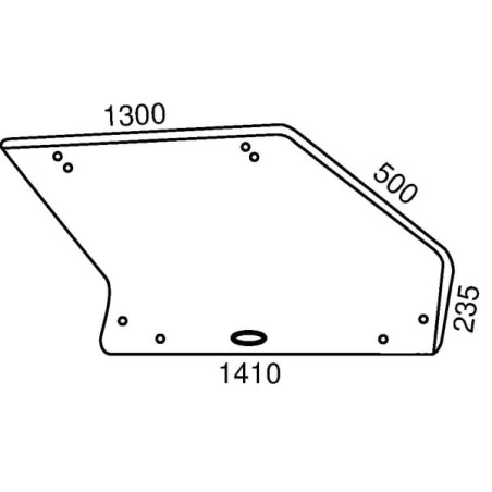Lunette arrière UNIVERSEL D9017