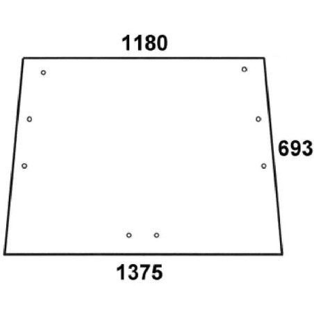 Lunette arrière UNIVERSEL D520590