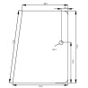 Vitre latérale UNIVERSEL D7760T