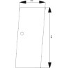 Vitre de porte UNIVERSEL 1989739C1N