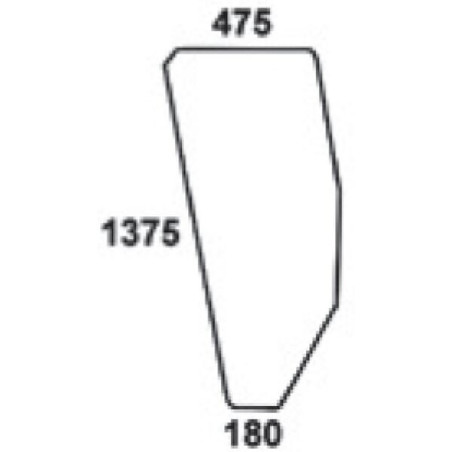 Vitre de porte UNIVERSEL D9007