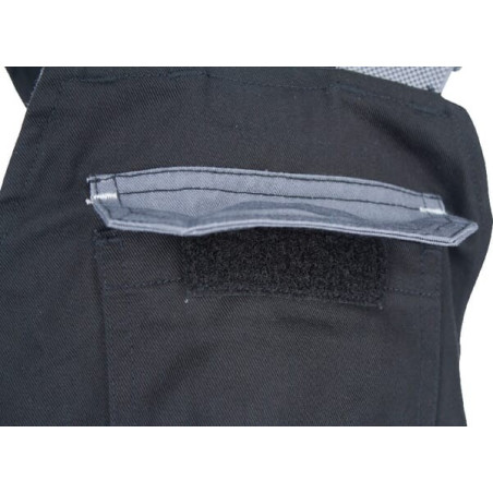 Salopette pour enfant noire-grise taille 6A UNIVERSEL KW103230089006