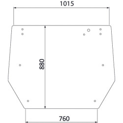 Vitre de cabine arrière UNIVERSEL V33118310N