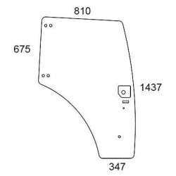 Vitre de porte UNIVERSEL 84224131N