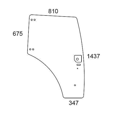 Vitre de porte UNIVERSEL 84224131N