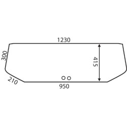 Lunette arrière UNIVERSEL D6748