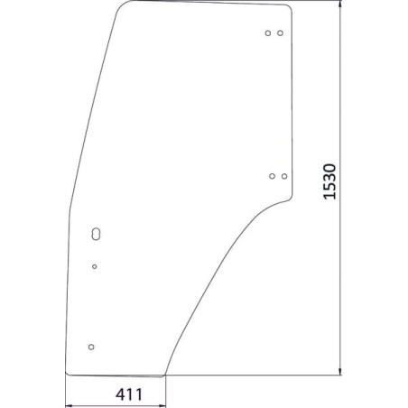 Vitre de portière UNIVERSEL 82036001KR