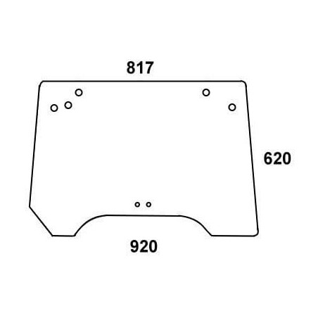 Vitre arrière UNIVERSEL ER047939N