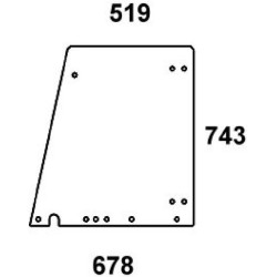 Vitre de porte UNIVERSEL 247811030950N