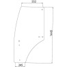 Vitre de porte UNIVERSEL R198624N