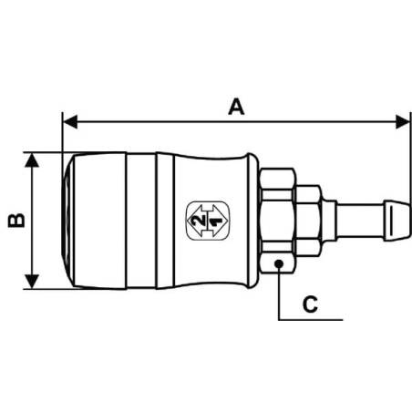 Raccord PREVOST ERG071808P001
