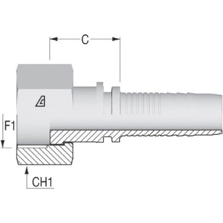 Raccord ALFAGOMMA PFV138