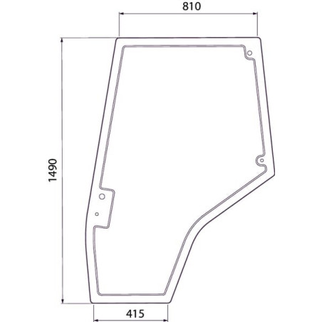 Vitre de porte UNIVERSEL 4272775M1N