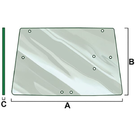 Vitre de cabine VAPORMATIC VPM7209