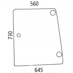 Vitre latérale UNIVERSEL D6720A