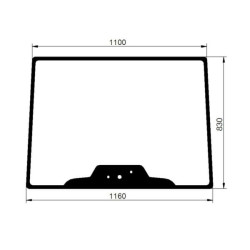 Vitre avant UNIVERSEL 84396386N
