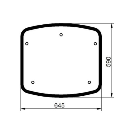 Vitre de toit UNIVERSEL 00111010020N
