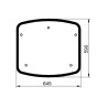 Vitre de toit UNIVERSEL 00111010020N