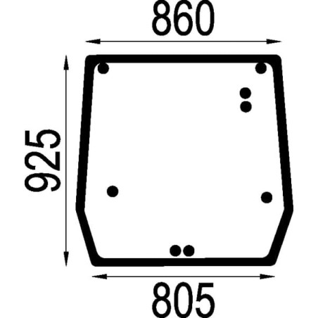 Lunette arrière UNIVERSEL 5089562N