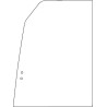 Vitre coulissante avant droite UNIVERSEL D100318