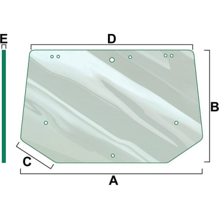 Vitre de cabine VAPORMATIC VPM7343