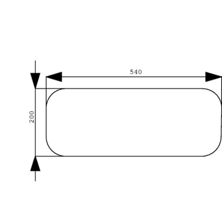 Lunette arrière UNIVERSEL D6943