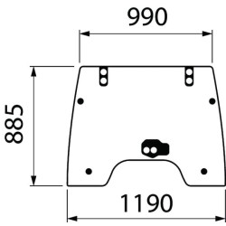 Vitre avant UNIVERSEL 3674692M6N