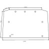 Lunette arrière UNIVERSEL D7532