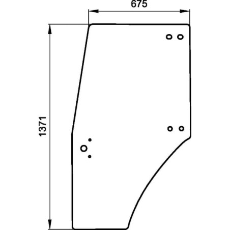 Vitre de porte UNIVERSEL 00097700050N