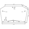 Lunette arrière UNIVERSEL D7546