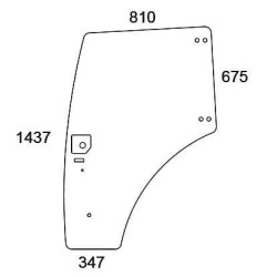 Vitre de porte UNIVERSEL 84224132N