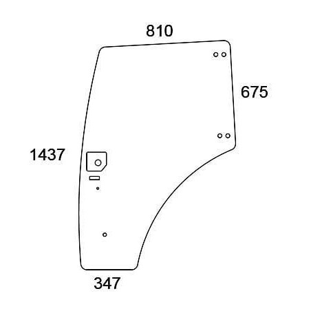 Vitre de porte UNIVERSEL 84224132N